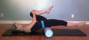 Use your foam roller to release your hip flexors.